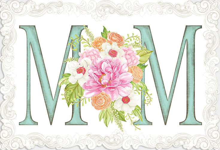 Pictura Mother's Day birthday card featuring Sienna's Garden design with floral illustrations for moms.